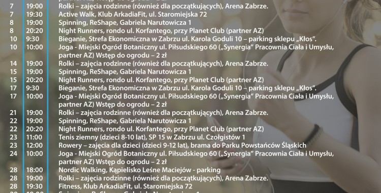 Oferta AKTYWNEGO ZABRZA na sierpień