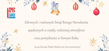 Świąteczne życzenia od Zabrzańskiego Przedsiębiorstwa Energetyki Cieplnej