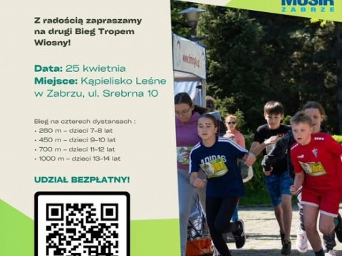 II Bieg Tropem Wiosny w Zabrzu &ndash; ruszyły zapisy na bieg dla dzieci